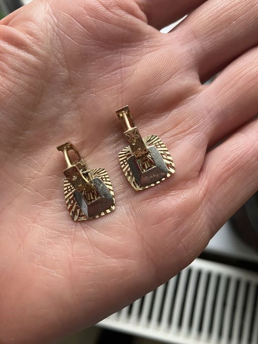 Златни обеци 14k.,2,97гр.