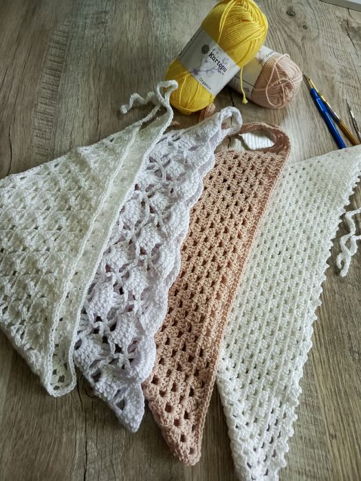 Косынка ручная работа