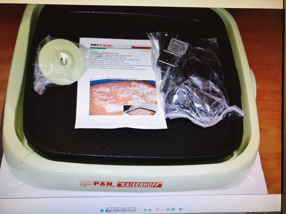 Aparat gatit electric Hot pan original si fripteuza aer cald Tefal