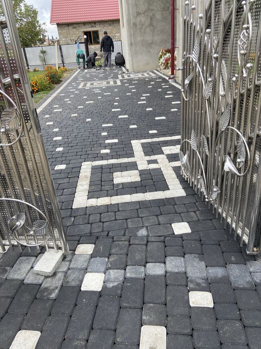 Montez pavaj si bordure