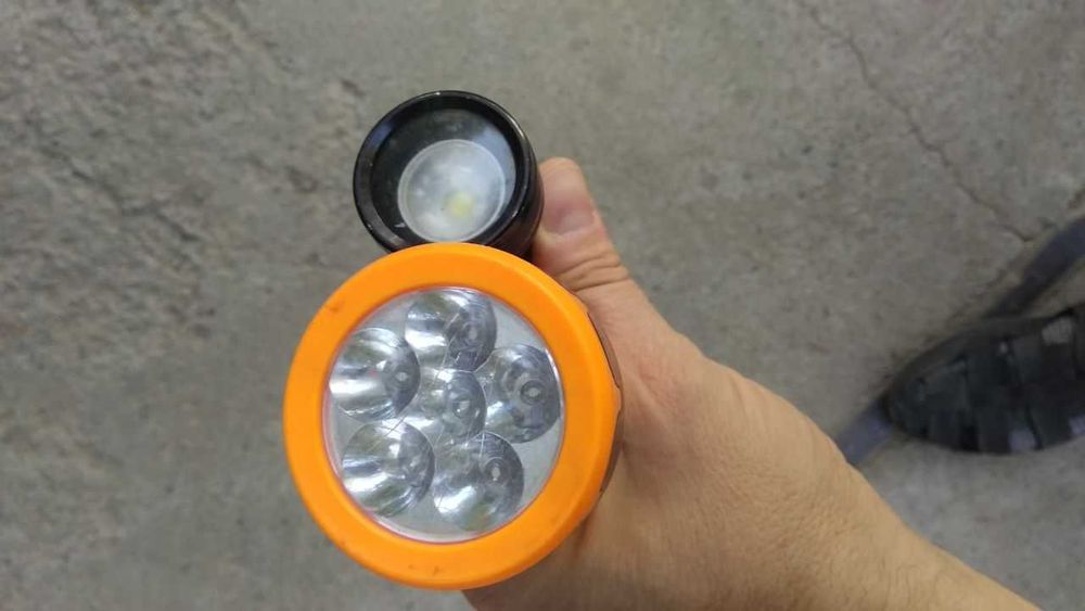 Фонарики обычные ручные