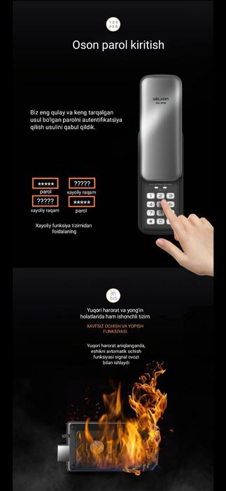 "WELKOM" smart qulflari