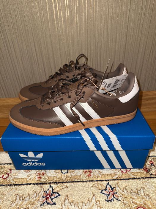 Кроссовки adidas Samba коричневые