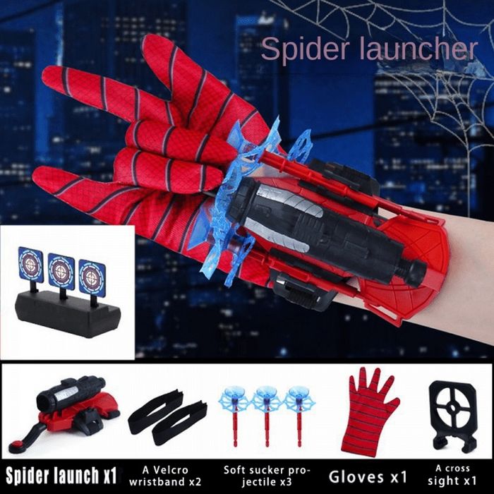 Ръкавица на Спайдърмен с изстрелвачка