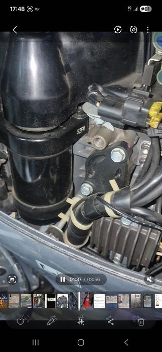 Motor barca Honda 20 cai trim electric comanda  maner