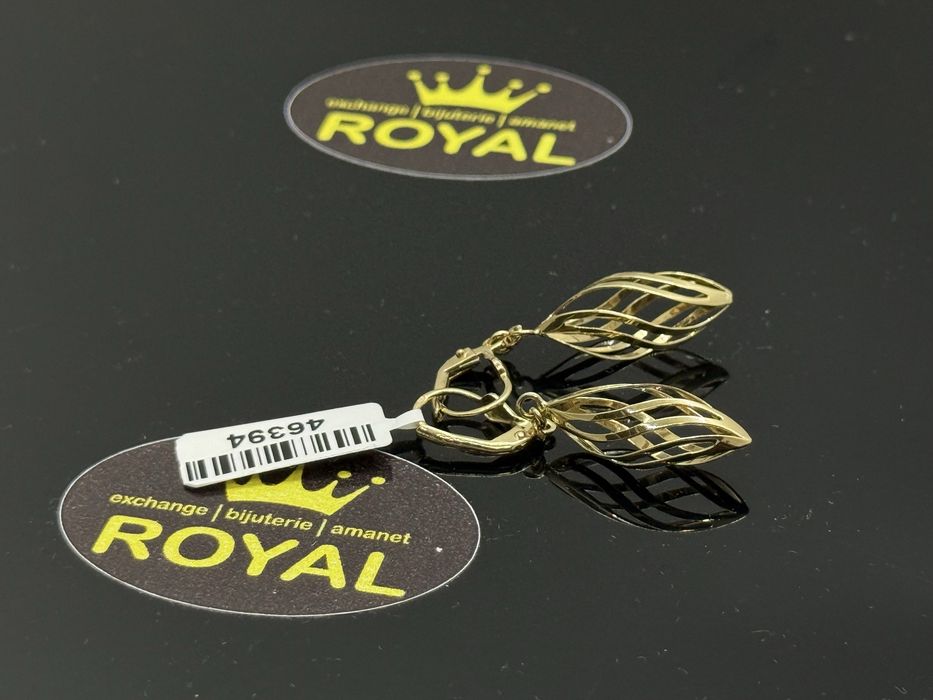 Bijuteria ROYAL : Cercei AUR 14K / 2.6 GR