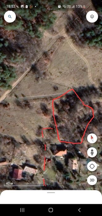 Продава се Парцел в с. Борика, Област София-област - 850 кв.м за 36 €/кв.м - Снимка #3