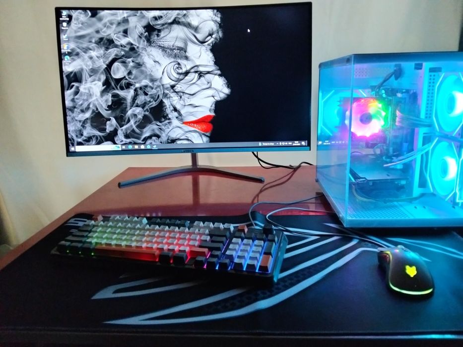 Igravoy PC RX 580 Orginal 2304 Ram 16gb m.2 Manitor 32 ips 165Hz