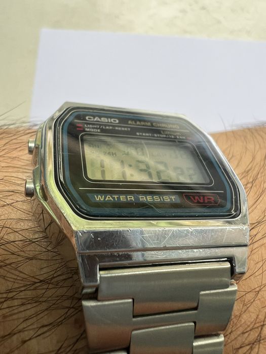 Casio A158W Argintiu
