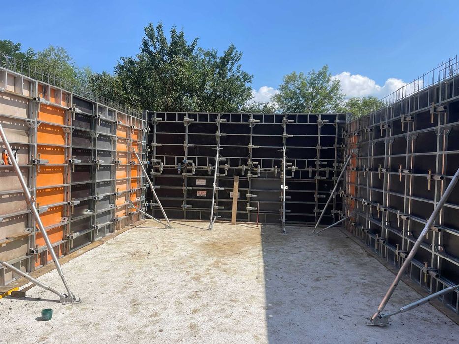 Cofraje metalice RASTO 100mp utilizate, panouri metalice Bauframe