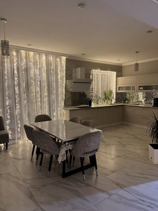 Хвойная Лапа Гирлянда Занавес  Штора