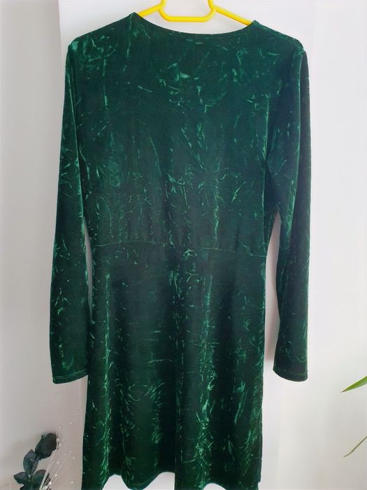 Rochie verde catifea S/M