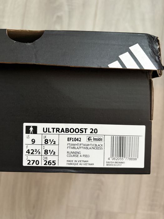 Adidas Ultraboost 20 marimea 42 2/3
