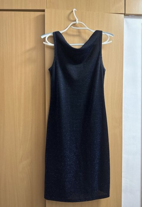 Rochie de ocazie midi albastra New Look