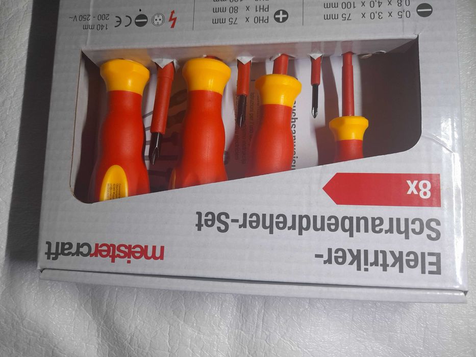 Set surubelnite Electrician izolate  8 piese MEISTERKRAFT GERMANY