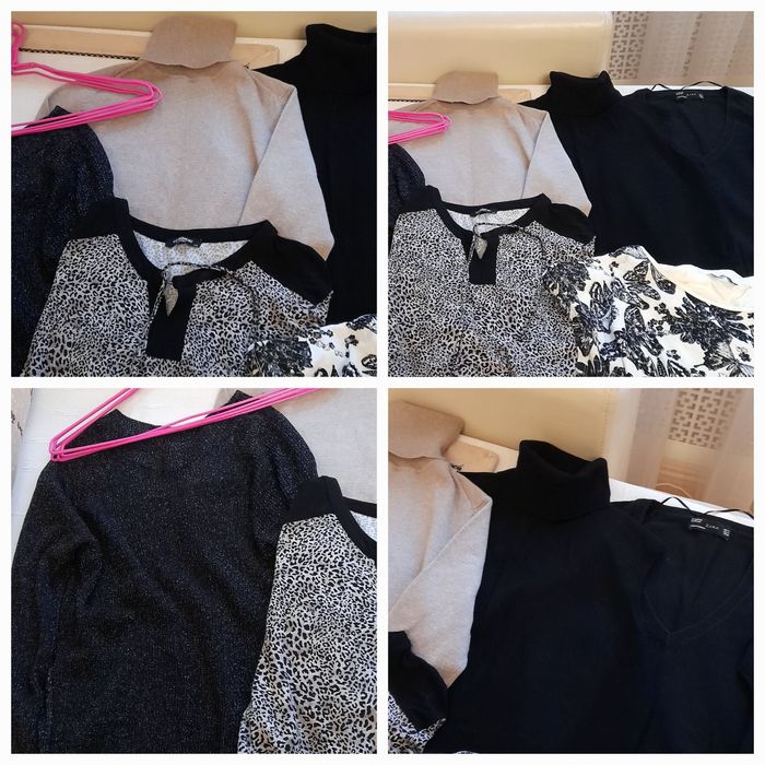 Брюки и юбка под кожу