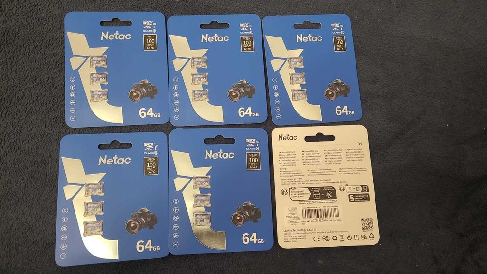 Pachet 3 carduri 64 gb micro sd ,A1, U3, C10, V30, 4K, 667X, UHS-I