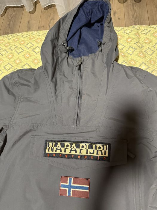 Серая napapijri anorak