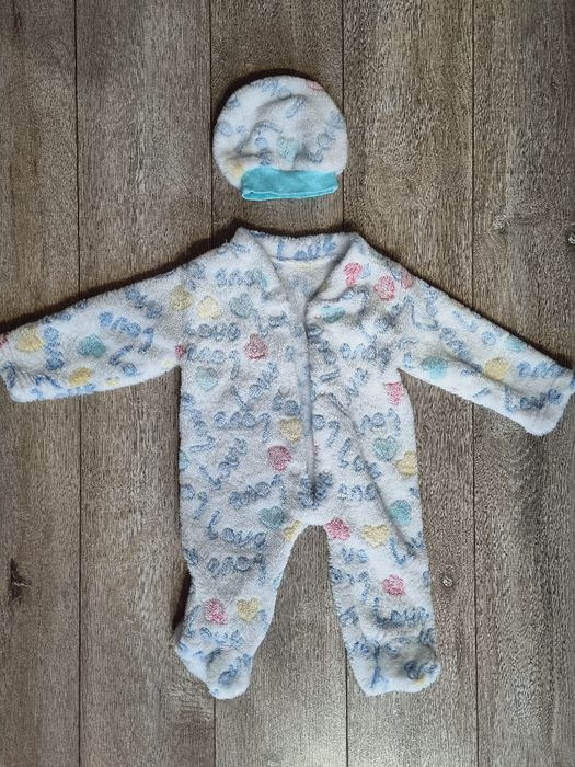 Боди тёплые с капюшоном на 9-12мес