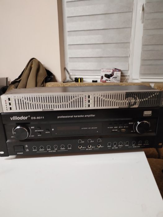 Усилвател Viliodor DS-8011 + Еквалайзер Phonic MQ-3229