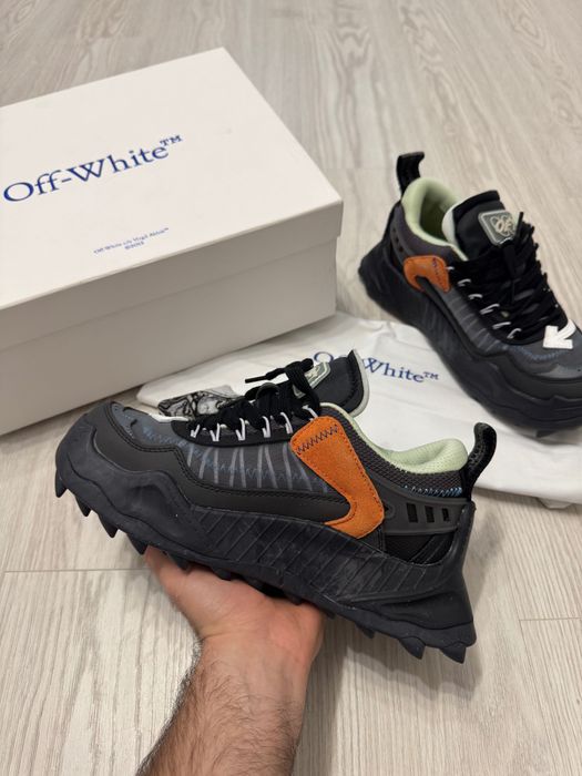 Adidasi OFF WHITE, Odsy 1000 SNEAKERS Premium din Piele Full Box Black