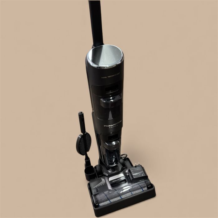 Вертикална безкабелна прахосмукачка за сухо и мокро почистване ROWENTA