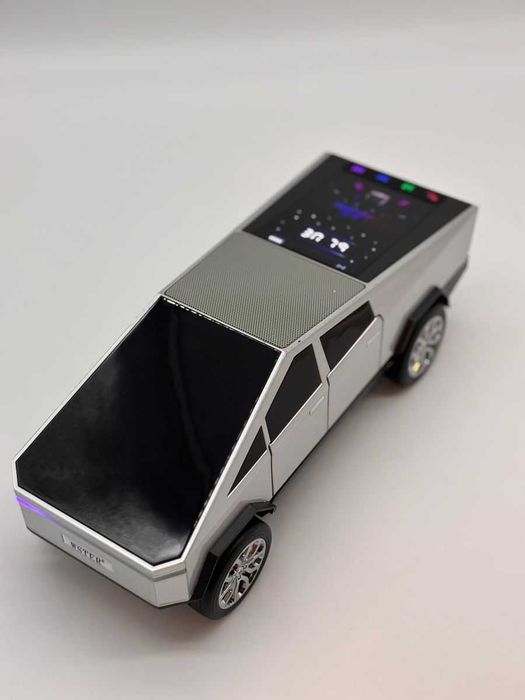 Boxa Bluetooth Tesla Cybertruck WS-580 cu lumini LED ecran touch