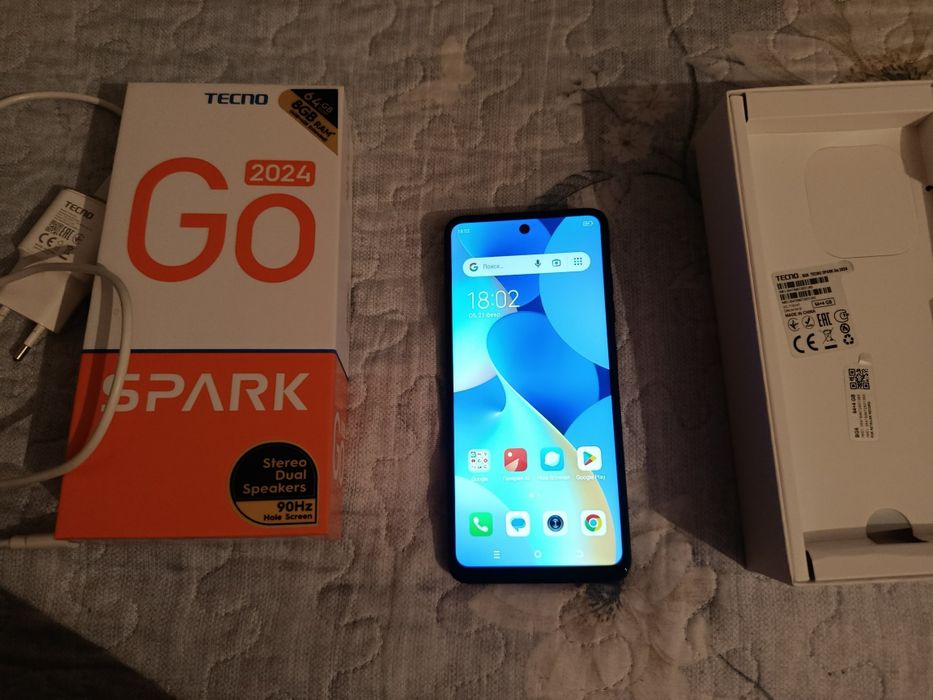 Tecno Spark Go в хорошем состоянии