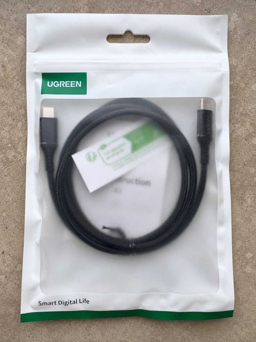 *НА ЕДРО* UGREEN USB-C към USB-C кабел 100W, 1m
