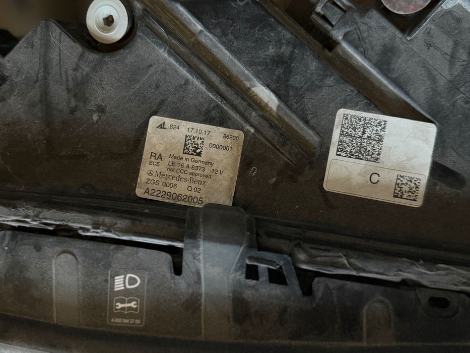 десен фар за Мерцедес w222