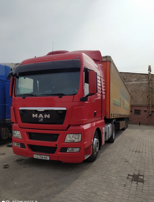MAN tgx 440 евро 5, Ман тгх440, прицеп БЕРГЕР 96КУБ