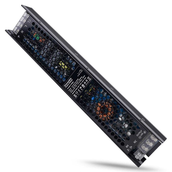 Sursă LED REYLAX 12V 200W 16,7A, dimabilă TRIAC și 0/1–10V