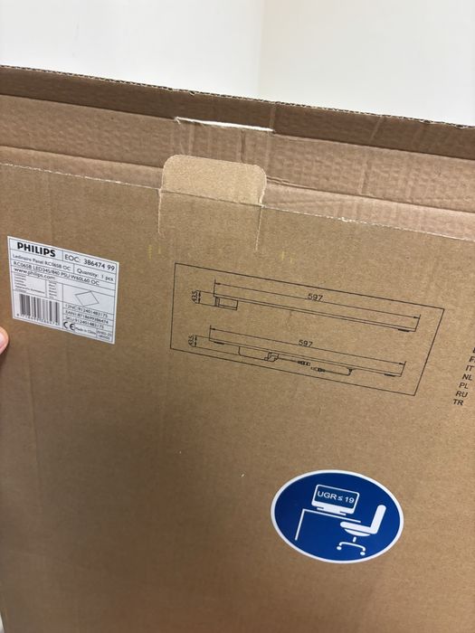 Philips - LED Панел за вграждане LEDINAIRE LED/34W/230V 60x60 см 4000K