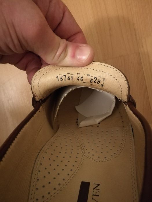 Vand pantofi barbatesti / mocasini, piele, talpa ergonomica