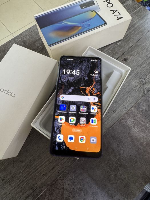 OPPO A74 128гб в идеале
