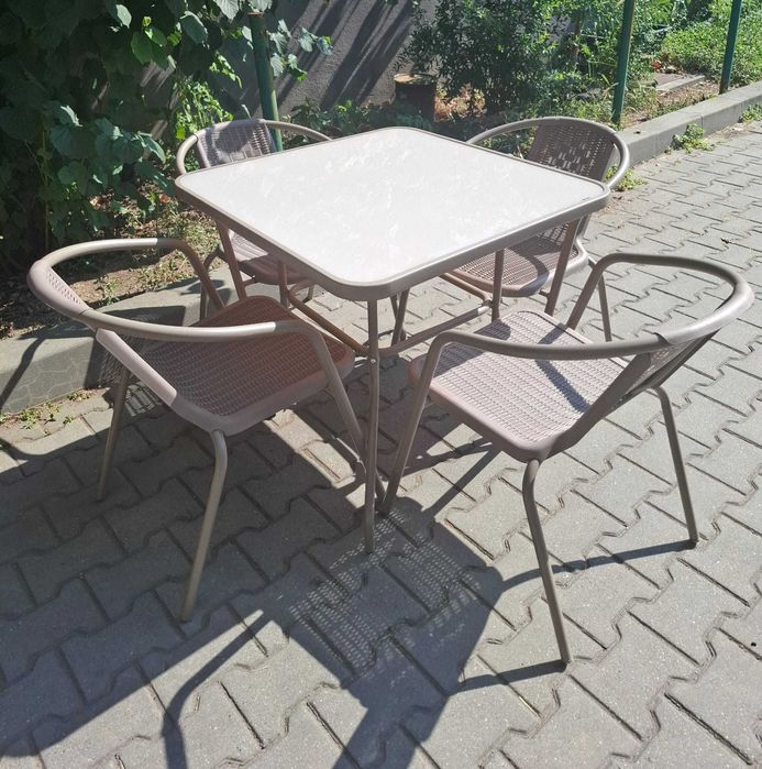Set Mobilier Masa+4 Scaune Terasa/Gradina JGX-600E