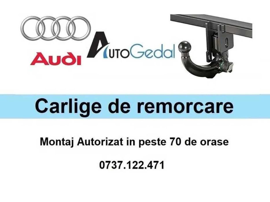 Carlig Remorcare AUDI A4 Combi 2004-2008 - Omolgat RAR si EU
