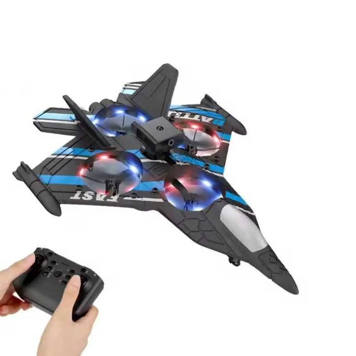 Самолет изтребител с дистанционно управление Ucak Gyro, Черен