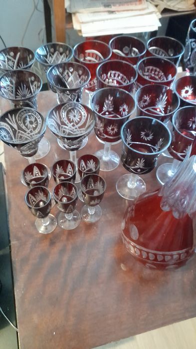 Vesela pahare cristal .statuete etc