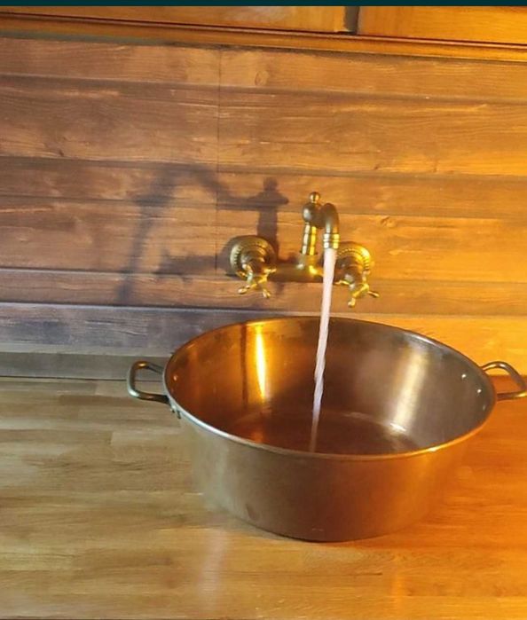 Стари френски легени от мед медел леген - мивка