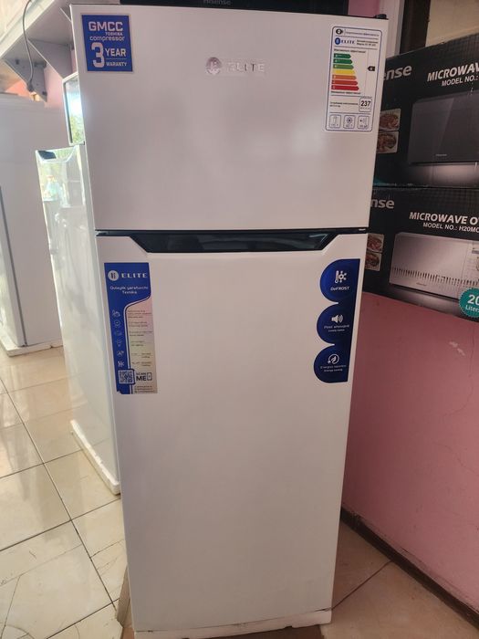 Elite muzlatgichlari ikki kameralik 3 yilik kafoat sifatli va tejamkor