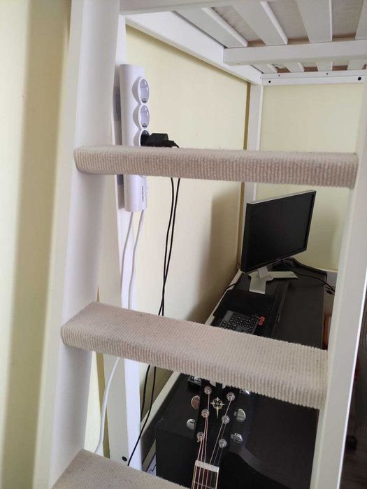 IKEA легло с надстройка STORÅ, 140x200 см