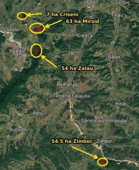 Padure Salaj: de la 7 ha la 318 ha