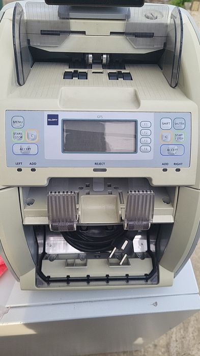 Vând mașină de numărat bancnote Glory GFS 120 s