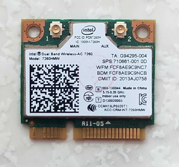Мрежова карта Intel 7260HMW