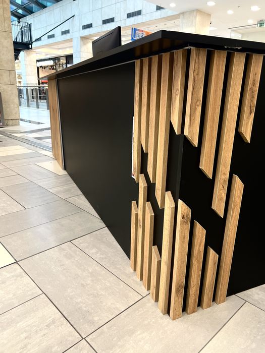 Търговски щанд / павилин /киоск 3x2 Модерен MDF + LED