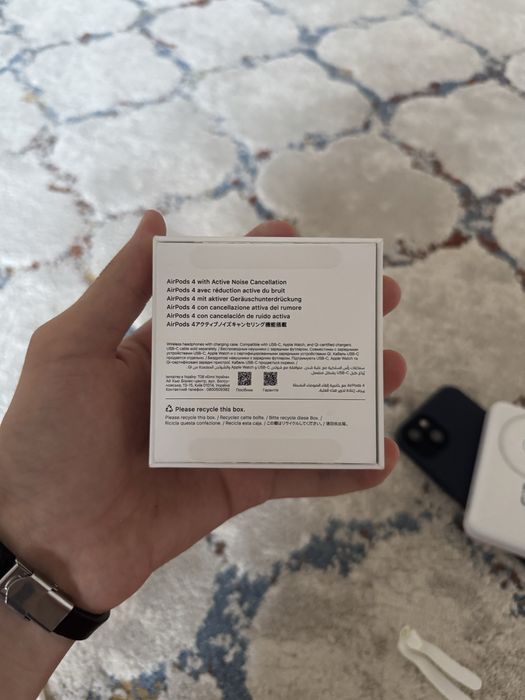 Сатылады: AirPods 4 ANC (2-3 ай қолданылған, оригинал)