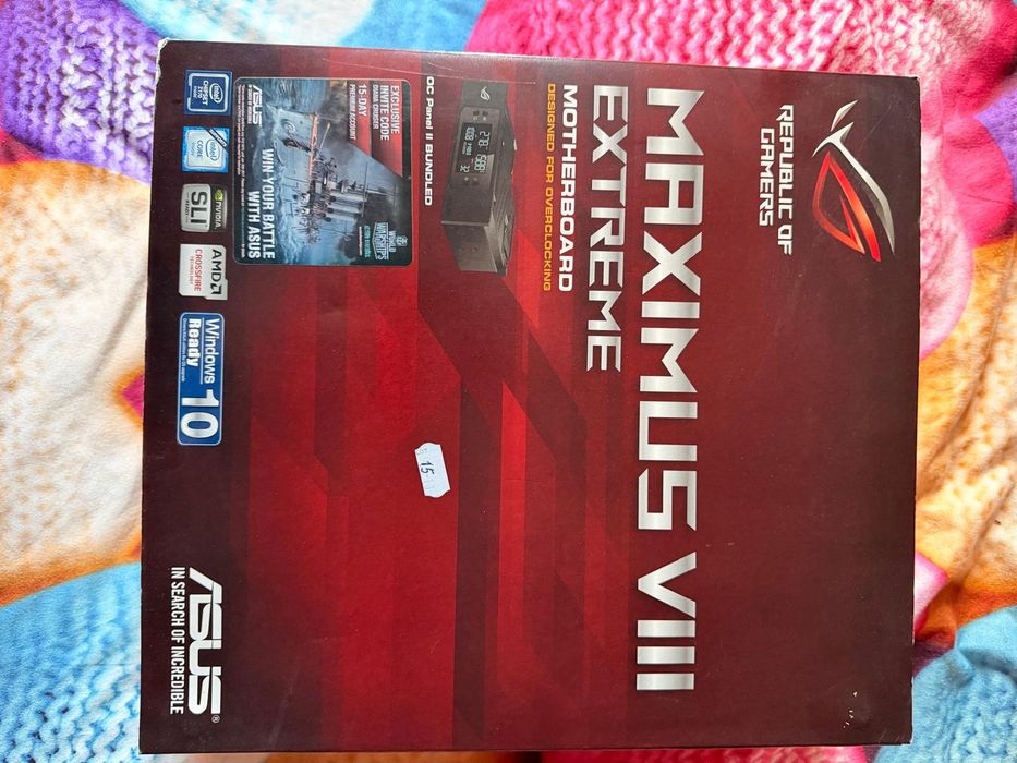 Placa de bazaASUS ROG Maximus VIII Extreme - testată, stare impecabilă, completă