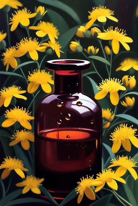 Лечебное масло зверобоя