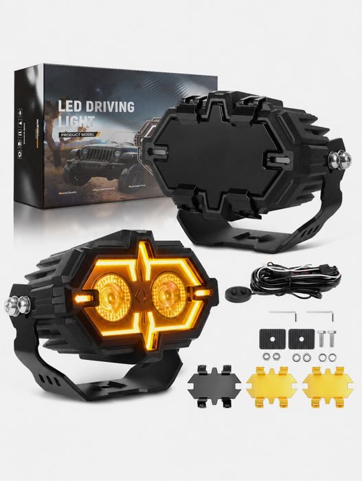 LED bar ATV Tractor UTV Jeep Offroad 108w cu DRL